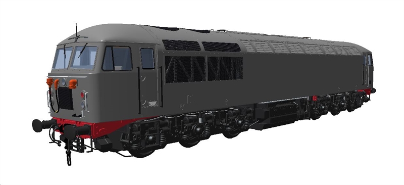 Heljan 5604 Class 56 Railfreight 'Sector' Triple Grey Unbranded